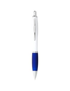Bolígrafo blanco con empuñadura de color "Nash" (tinta...