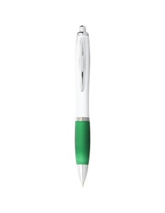 Bolígrafo blanco con empuñadura de color "Nash" (tinta... 2
