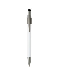 Bolígrafo de material reciclado RCS con stylus y fidget spinner (tinta negra) "Rill"
