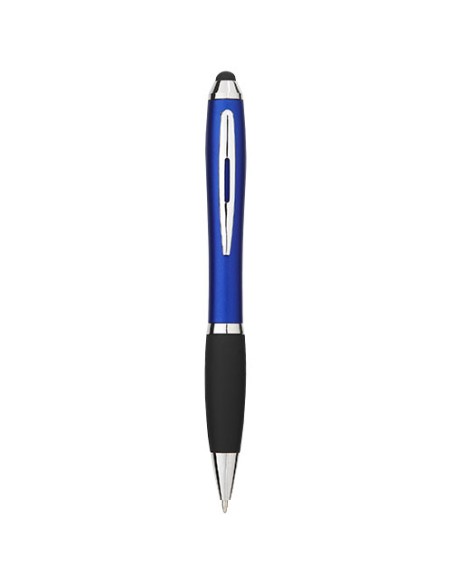 Bolígrafo stylus de color con empuñadura negra "Nash" (tinta azul) | S