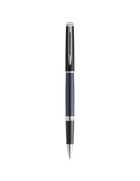 Rollerball con bloques de color y ribete plateado "Hemisphere" (tinta