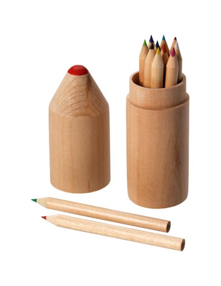 Set de 12 lápices de colores "Bossy" | Sequio regalos de empresa