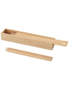 Set de 12 lápices de madera "Pines" | Sequio regalos de empresa