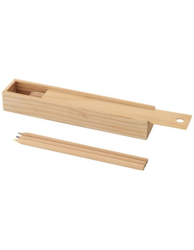 Set de 12 lápices de madera "Pines" | Sequio regalos de empresa