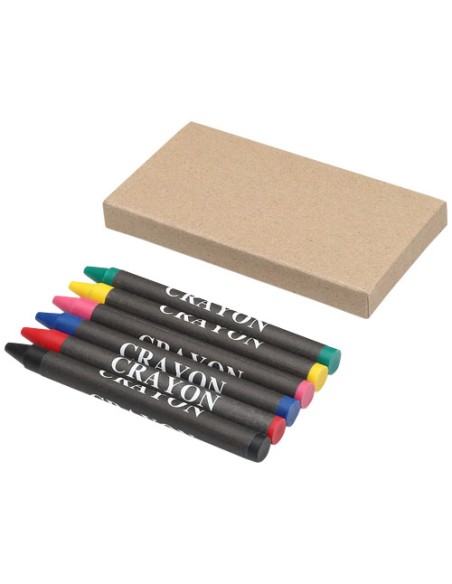 Set de 6 pinturas de cera "Ayo" | Sequio regalos de empresa