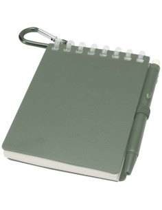 Set de libreta de tapa blanda y bolígrafo de exterior de material reci 2