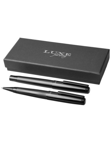 Set de bolígrafo y rollerball "Gloss" (tinta negra) | Sequio regalos d