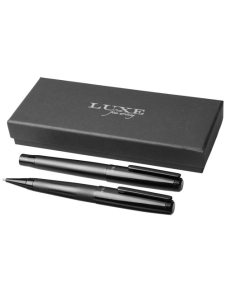 Set de bolígrafo y rollerball "Gloss" (tinta negra) | Sequio regalos d