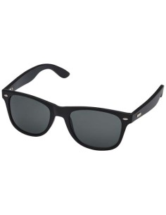 Gafas de sol de bambú con revestimiento en negro "Arlo"