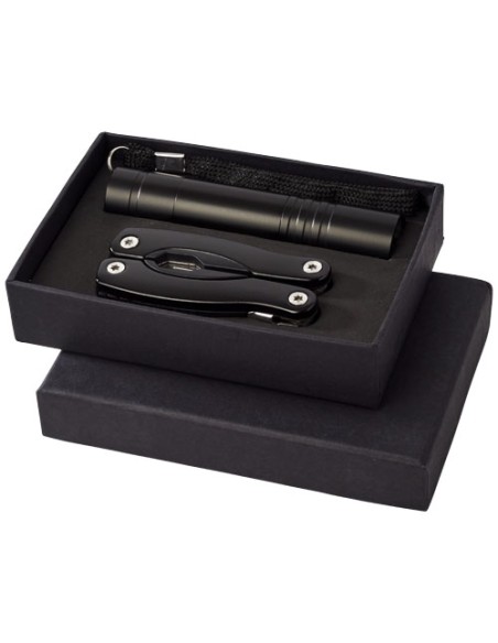 Set de cuchillo multiusos y linterna "Scout" | Sequio regalos de empre
