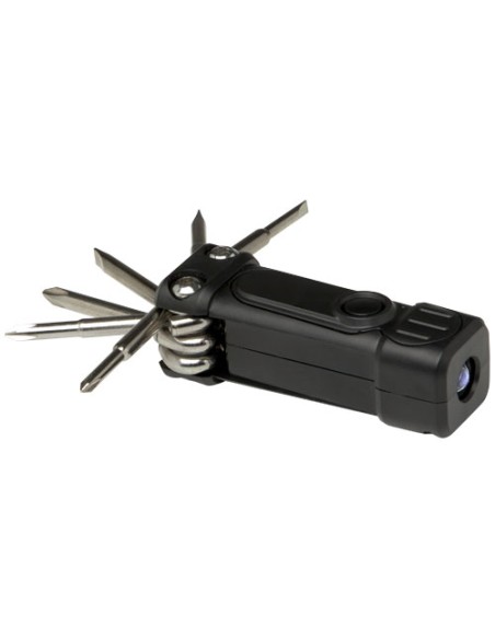 Set de destornilladores de plástico reciclado 8 en 1 RCS con linterna