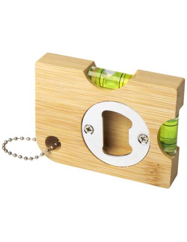 Abrebotellas de bambú con nivel "Levo" | Sequio regalos de empresa