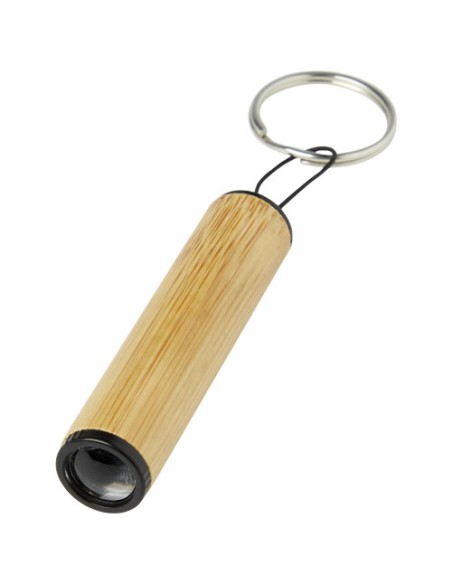 Llavero de bambú con luz "Cane" | Sequio regalos de empresa