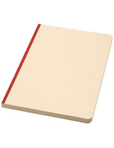Libreta A5 de tapa blanda de RPET y caña de azúcar "Liliana" | Sequio