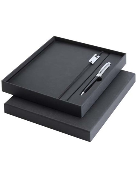 Set de libreta de tapa dura A5 y rollerball "Legato Elegance" | Sequio