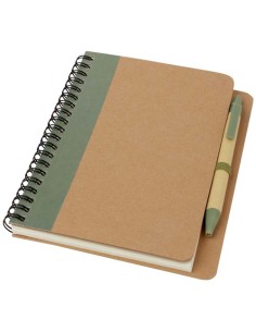 Libreta de papel reciclado con bolígrafo "Priestly" | Sequio regalos d 2