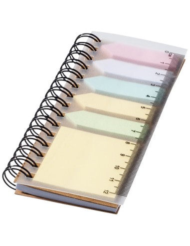 Libreta con espiral y notas adhesivas de...