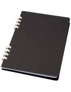Cuaderno A5 tapa dura con espiral de material reciclado RCS "Fil" | Se 2