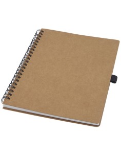Libreta de tamaño A5 de cartón reciclado con espiral y...