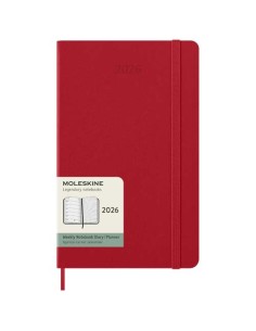 Planificador semanal L con tapa dura de 12 meses "Moleskine" | Sequio