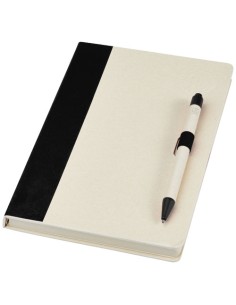 Set de libreta de referencia de tamaño A5 y bolígrafo fabricados con c 2