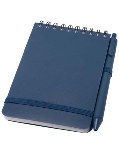 Libreta de tapa dura A6 de plástico procedente del océano con bolígraf