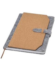 Libreta A5 de corcho y fieltro reciclado "Viviana" | Sequio regalos de