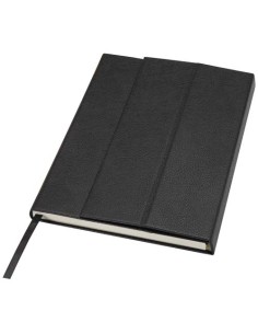 Libreta de tapa dura A5 de cuero regenerado "Alejandra" 2