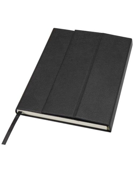 Libreta de tapa dura A5 de cuero regenerado "Alejandra" | Sequio regal