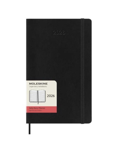 Agenda diaria de 12 meses con tapa blanda "Moleskine" | Sequio regalos