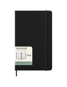 Agenda vertical L de 12 meses con tapa dura "Moleskine" | Sequio regal