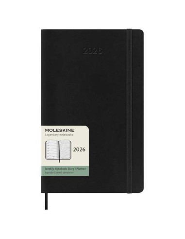 Libreta de 12 meses L con tapa blanda "Moleskine" | Sequio regalos de