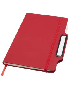 Libreta de tapa dura A5 con combinación de bolígrafo y lápiz "Nexus" (