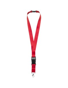 Lanyard con hebilla separable y clip de seguridad "Yogi"