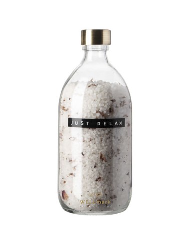 Sal de baño de 500 ml con fragancia de rosas "Wellmark Just Relax" | S