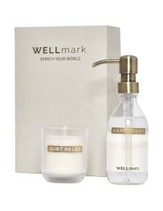 Dispensador de jabón de manos de 250 ml y juego de velas...