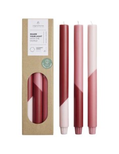 Velas diagonales - set de 3 "Originalhome Eden" | Sequio regalos de em