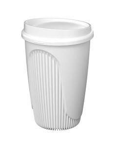 Vaso de 350 ml con tapa "Alto POP"