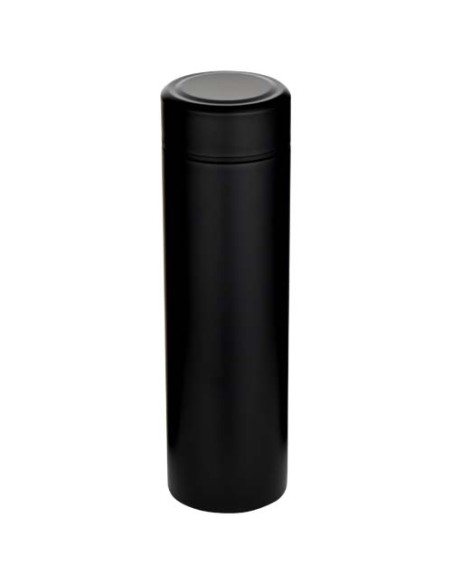 Termo de acero inoxidable de doble pared de 450 ml con colador de té "