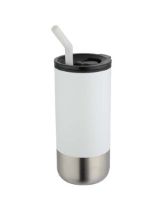 Vaso con aislamiento de 480 ml con certificado RCS y pajita "Grayson"