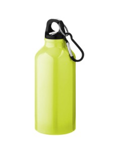 Botella de 400 ml de aluminio con mosquetón "Oregon" | Sequio regalos