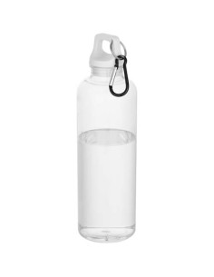 Bidón de 750 ml de plástico reciclado con certificado RCS y mosquetón