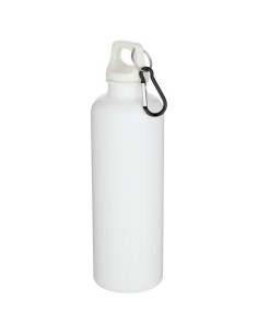 Botella de 750 ml con mosquetón en color liso de plástico reciclado co