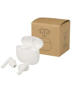Auriculares True Wireless Bluetooth® de plástico reciclado con almohad
