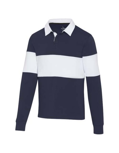 Sudadera tipo polo de rugby unisex "Clyde" | Sequio regalos de empresa