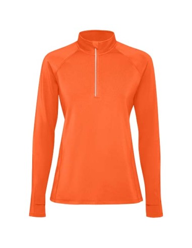 Sudadera de manga larga con media cremallera para mujer "Estambul" | S