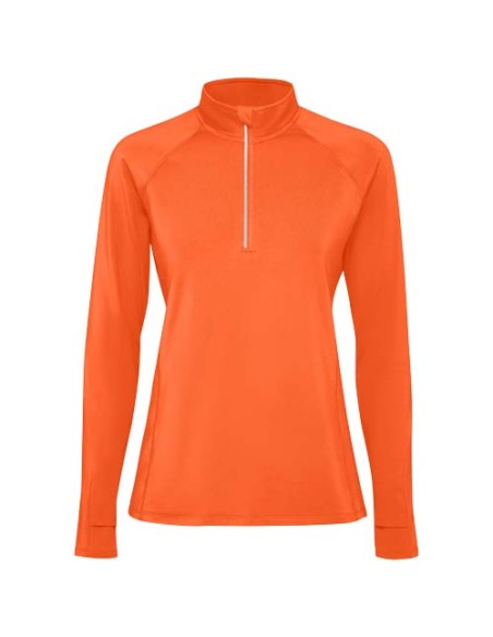 Sudadera de manga larga con media cremallera para mujer "Estambul" | S