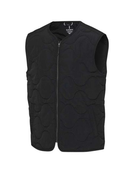 Chaleco acolchado unisex de material reciclado con certificado GRS "Qu