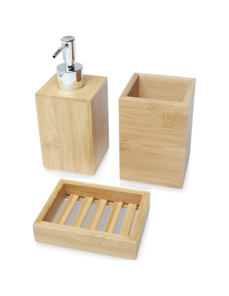 Set de baño de bambú de 3 piezas "Hedon" | Sequio regalos de empresa