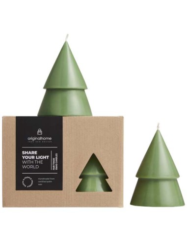 Originalhome Set de 2 velas árbol de Navidad - M | Sequio regalos de e